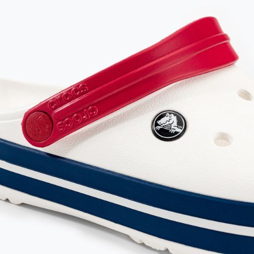 Шльопанці Crocs Crocband white/blue jean