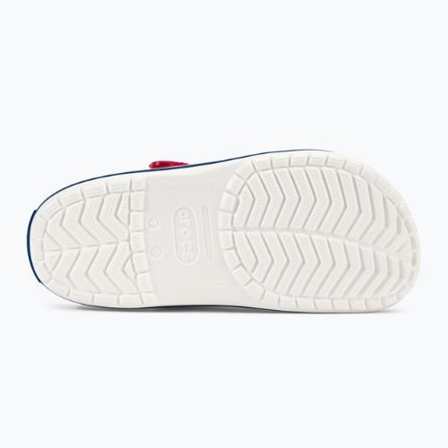 Шльопанці Crocs Crocband white/blue jean