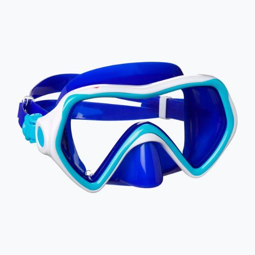 Маска для дайвінгу дитяча Mares Comet блакитна 411059