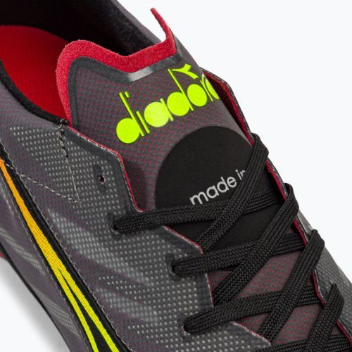 Футбольні бутси чоловічі Diadora Brasil Elite Veloce ITA LPX чорно-бордові DD-101.178785-D0136-43