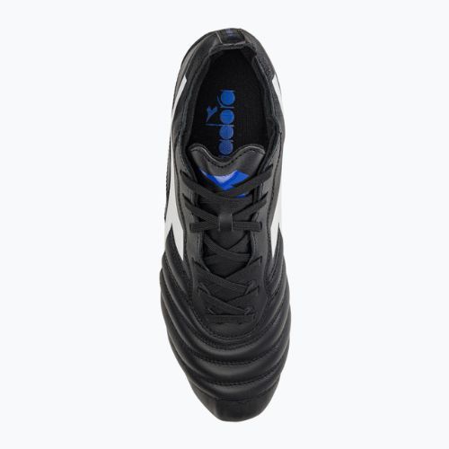 Футбольні бутси чоловічі Diadora Brasil Elite 2 LT LP12 чорно-білі DD-101.179061-D0214-40