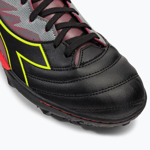 Футбольні бутси чоловічі Diadora Brasil Elite Veloce R TFR чорно-червоні DD-101.179182-D0136-40