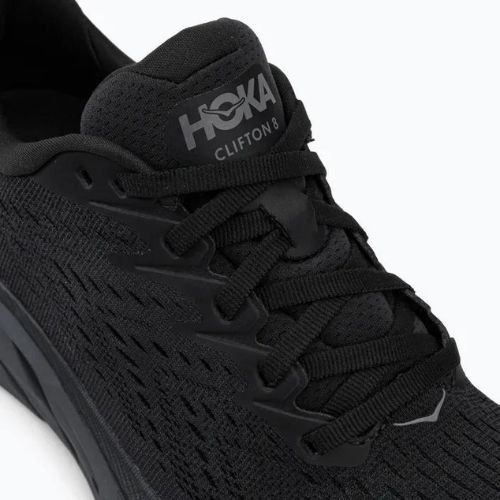 Кросівки для бігу чоловічі HOKA Clifton 8 чорні 1119393-BBLC