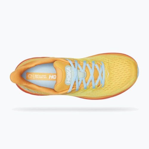 Кросівки для бігу чоловічі HOKA Clifton 8 жовті 1119393-RYMZ