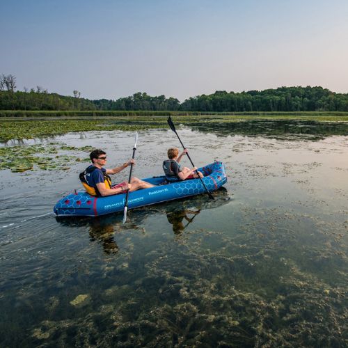 Човен надувний для 2-х осіб Advanced Elements Packlite+ XL PackRaft blue