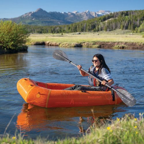 Човен надувний для 1 особи Advanced Elements Packlite+ PackRaft orange