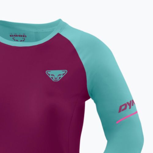 Лонгслів для бігу жіночий DYNAFIT Alpine Pro beet red