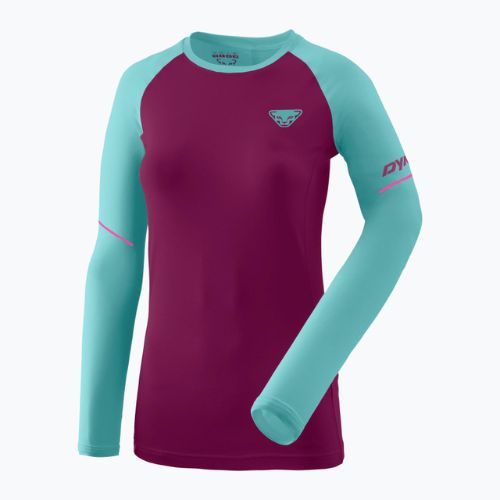 Лонгслів для бігу жіночий DYNAFIT Alpine Pro beet red