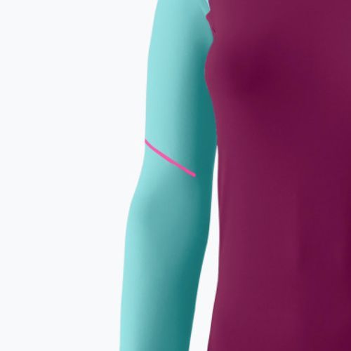 Лонгслів для бігу жіночий DYNAFIT Alpine Pro beet red