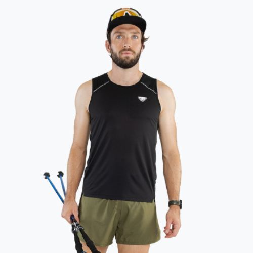 Футболка для бігу чоловіча DYNAFIT Sky Tank black out