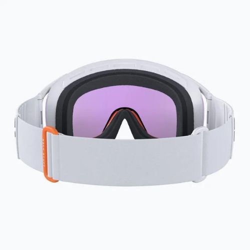 Маска лижна POC Zonula Race hydrogen white/zink orange/partly blue