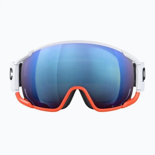 Маска лижна POC Zonula Race hydrogen white/zink orange/partly blue