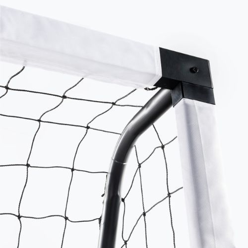 Футбольні ворота OneTeam One 300 x 200 см оцинкована сталь білий/чорний