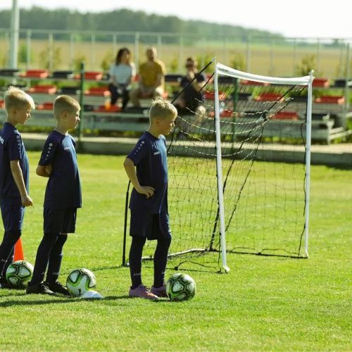 Ворота футбольні OneTeam Flex 240 x 150 cm білі OT-SNG2415