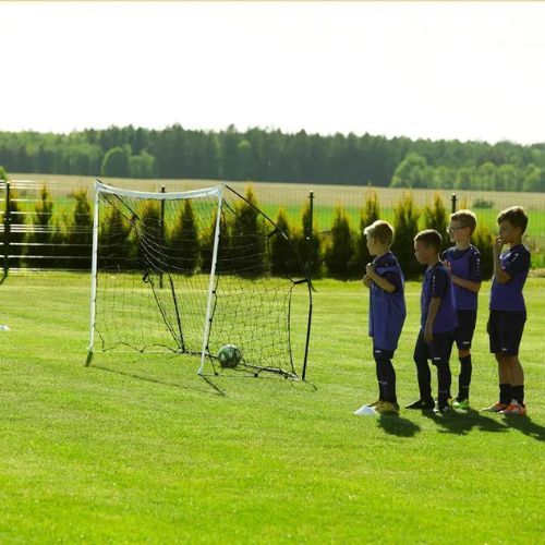 Ворота футбольні OneTeam Flex 240 x 150 cm білі OT-SNG2415