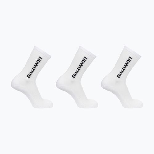 Шкарпетки для трекінгу Salomon Everyday Crew 3 пари white/white/white