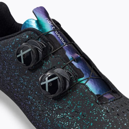 Кросівки велосипедні шосе чоловічі Northwave Revolution 3 Freedom black/iridescent