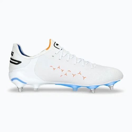 Футбольні бутси чоловічі PUMA King Ultimate MxSG puma white/puma black/blue glimmer/ultra orange