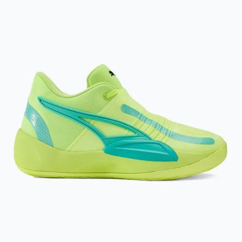 Кросівки для баскетболу чоловічі PUMA Rise Nitro fast yellow/electric peppermint