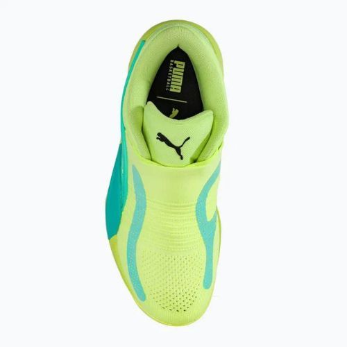 Кросівки для баскетболу чоловічі PUMA Rise Nitro fast yellow/electric peppermint