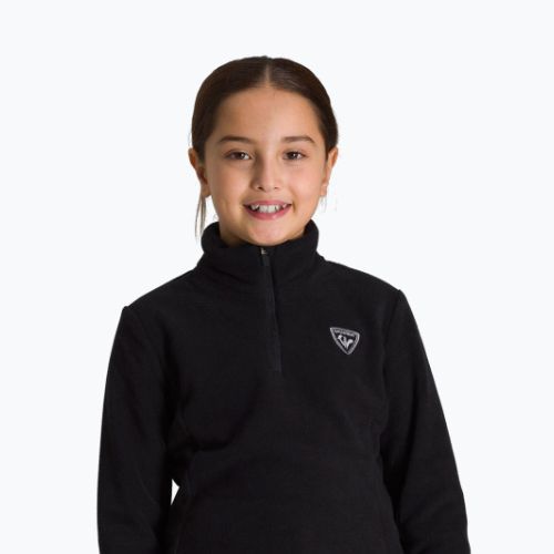 Кофта лижна дитяча Rossignol Girl Fleece black