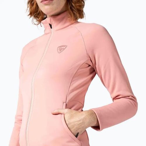 Кофта лижна жіноча Rossignol Classique Clim cooper pink