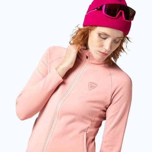 Кофта лижна жіноча Rossignol Classique Clim cooper pink