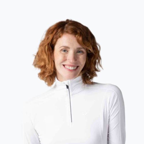 Жіноча термоактивна кофта Rossignol Classique 1/2 Zip white