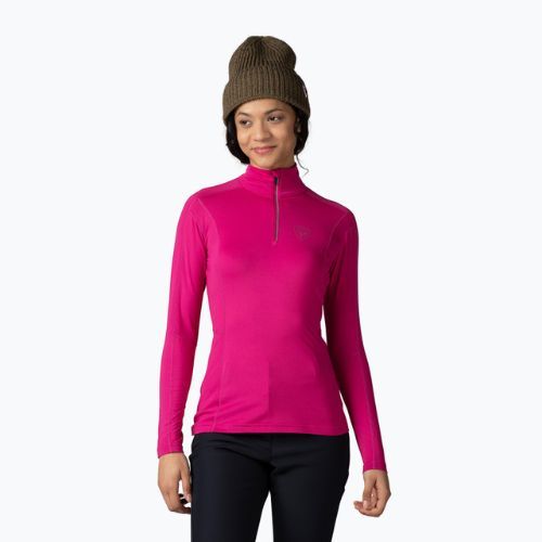 Жіноча термоактивна кофта Rossignol Classique 1/2 Zip orchid pink