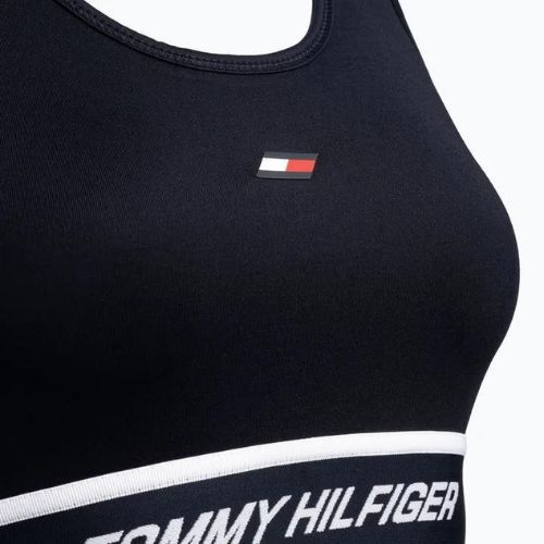 Бюстгальтер спортивний Tommy Hilfiger Mid Int Tape Racer Back blue