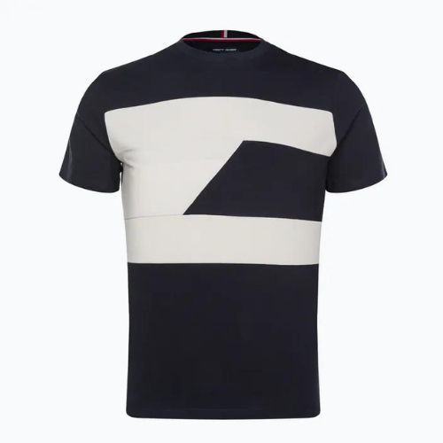 Футболка тренувальна чоловіча Tommy Hilfiger Colorblocked Mix Media blue