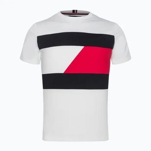 Футболка тренувальна чоловіча Tommy Hilfiger Colorblocked Mix Media white