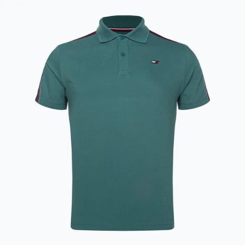 Футболка тренувальна чоловіча Tommy Hilfiger Textured Tape Polo green