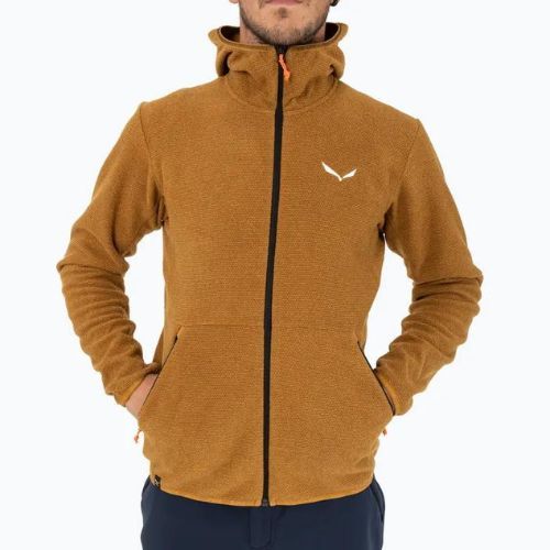 Кофта флісова чоловіча Salewa Nuvolo PL golden brown melange