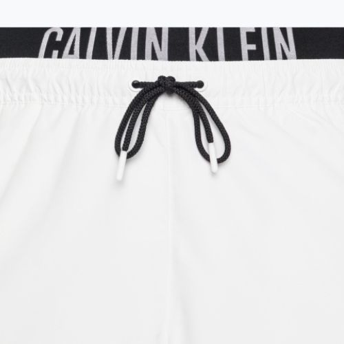 Шорти для плавання чоловічі Calvin Klein Medium Double Waistband white