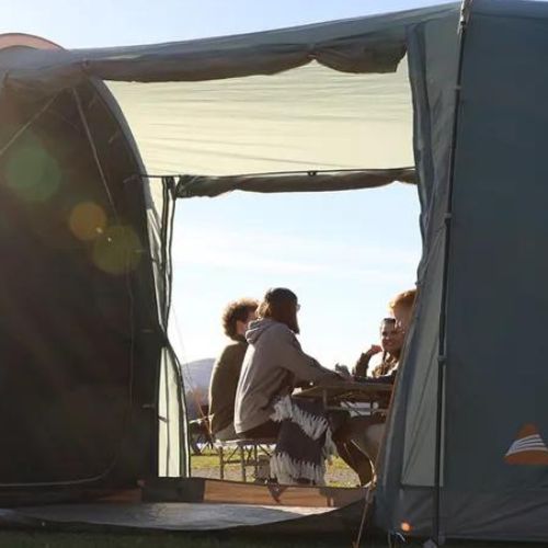 Намет кемпінговий для 4-х осіб Vango Castlewood 400 Package mineral green