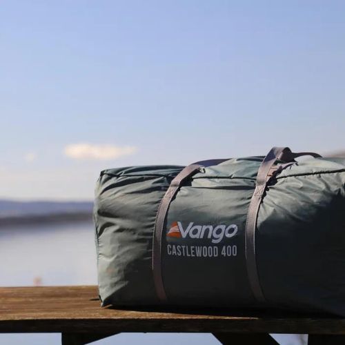 Намет кемпінговий для 4-х осіб Vango Castlewood 400 Package mineral green