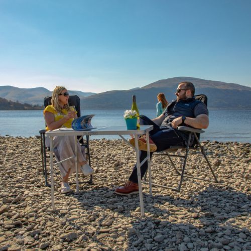 Стіл туристичний Vango Granite Duo 90 grey