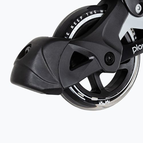 Чоловічі роликові ковзани Playlife GT 110 чорні/сірі