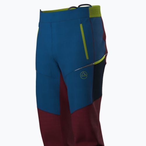 Штани трекінгові чоловічі La Sportiva Ikarus sangria/electric blue