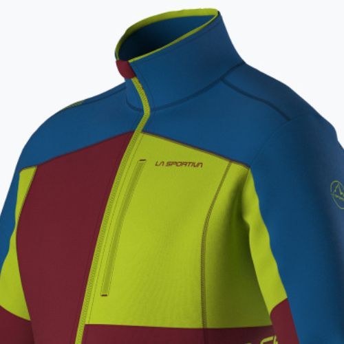 Кофта трекінгова чоловіча La Sportiva Elements sangria/electric blue