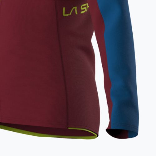 Кофта трекінгова чоловіча La Sportiva Elements sangria/electric blue