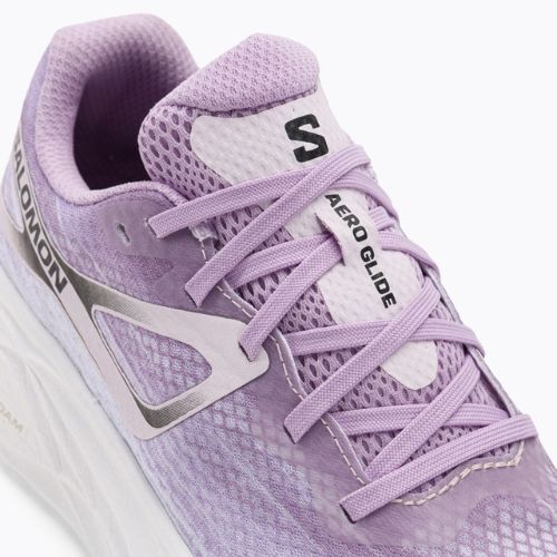 Кросівки для бігу жіночі Salomon Aero Glide orchid bloom/cradle pink/white