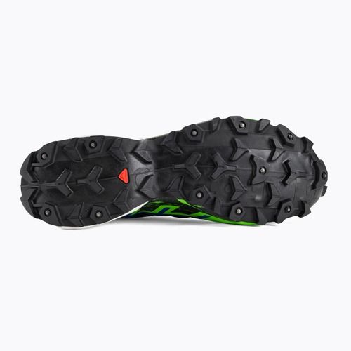 Кросівки для бігу чоловічі Salomon Spikecross 6 GTX black/surf the web/green gecko