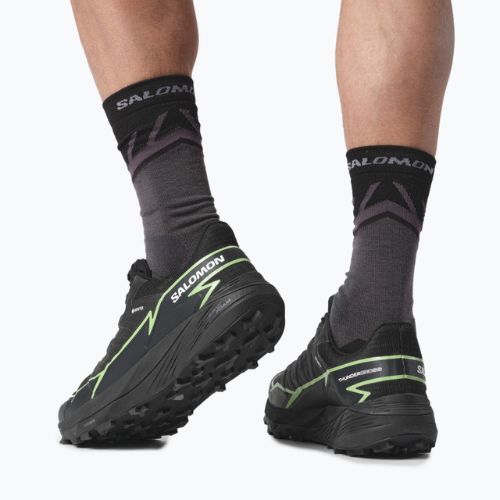 Кросівки для бігу чоловічі Salomon Thundercross GTX black/green gecko/black