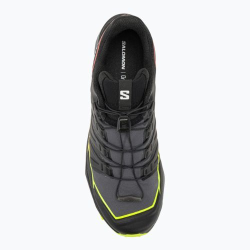 Кросівки для бігу чоловічі Salomon Thundercross black/quiet shade/fiery coral