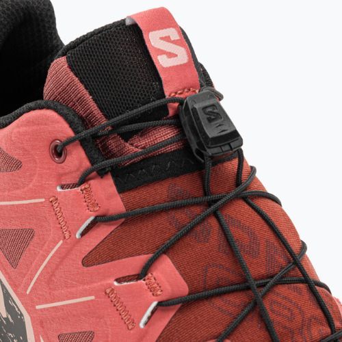 Кросівки для бігу жіночі Salomon Speedcross 6 cow hide/black/english rose