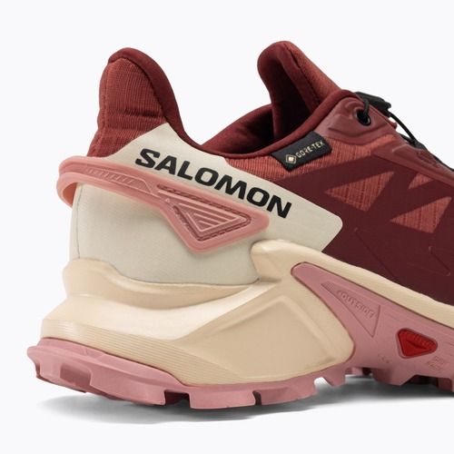 Кросівки для бігу жіночі Salomon Supercross 4 GTX cow hide/syrah/blush