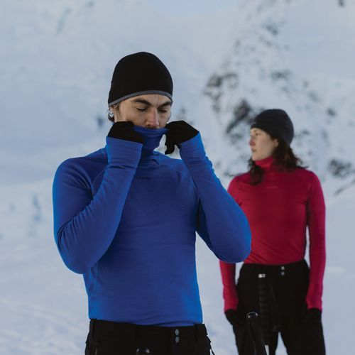 Термокофта чоловіча icebreaker Merino Roll Neck lazurite