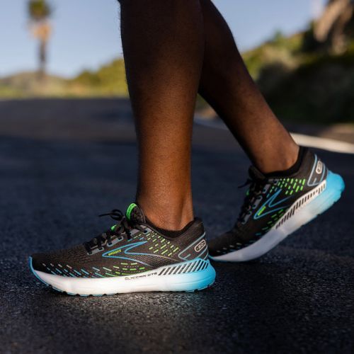 Кросівки для бігу чоловічі Brooks Glycerin 20 black/hawaiian ocean/green